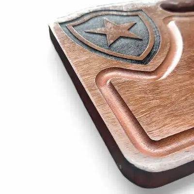 Tábua Pequena de Corte para Churrasco Personalizado Escudo do Botafogo