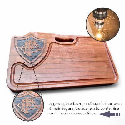 Tábua de Corte Personalizada Escudo do Fluminense