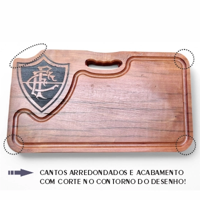 Tábua de Corte Personalizada Escudo do Fluminense