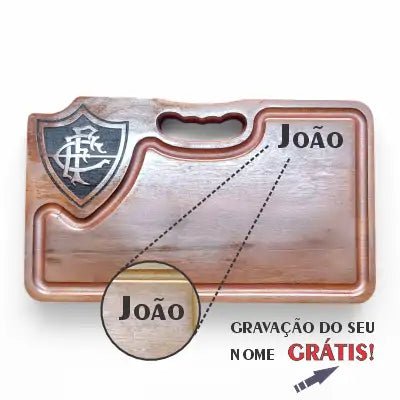 Tábua Pequena de Corte Personalizada Escudo do Fluminense